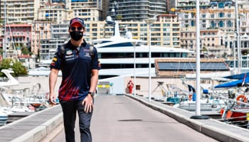 De 2021 Monaco F1 Grand Prix. Hamilton en Verstappen zijn de favorieten.