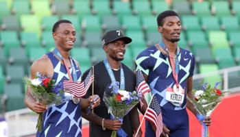 Sprint 100m masculin : les Américains dominent le podium