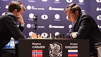 Schach-WM: Karjakin und Carlsen unterwegs zum Weltrekord