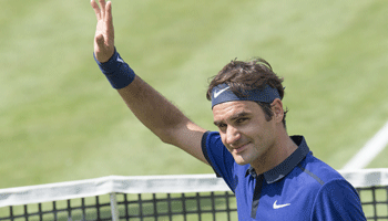 Mercedes Cup: Federer betritt den grünen Teppich