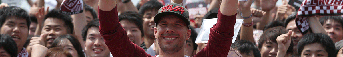 Podolski in Japan gefeiert: Die J-League hofft auf einen neuen Boom