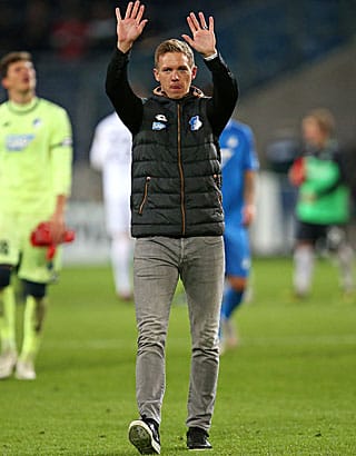 Julian Nagelsmann als Trainer der TSG Hoffenheim.