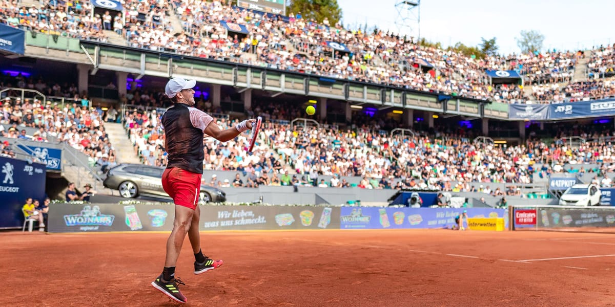 Dominic Thiem in Aktion