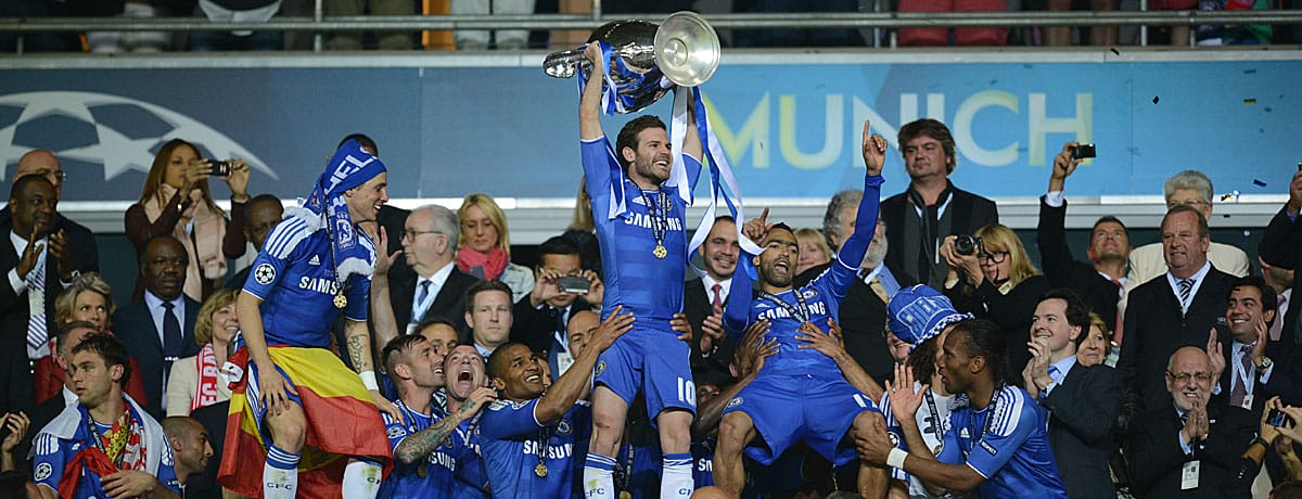 Juan Mata Champions League Sieger Chelsea