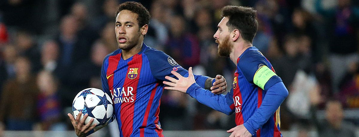 Neymar und Messi