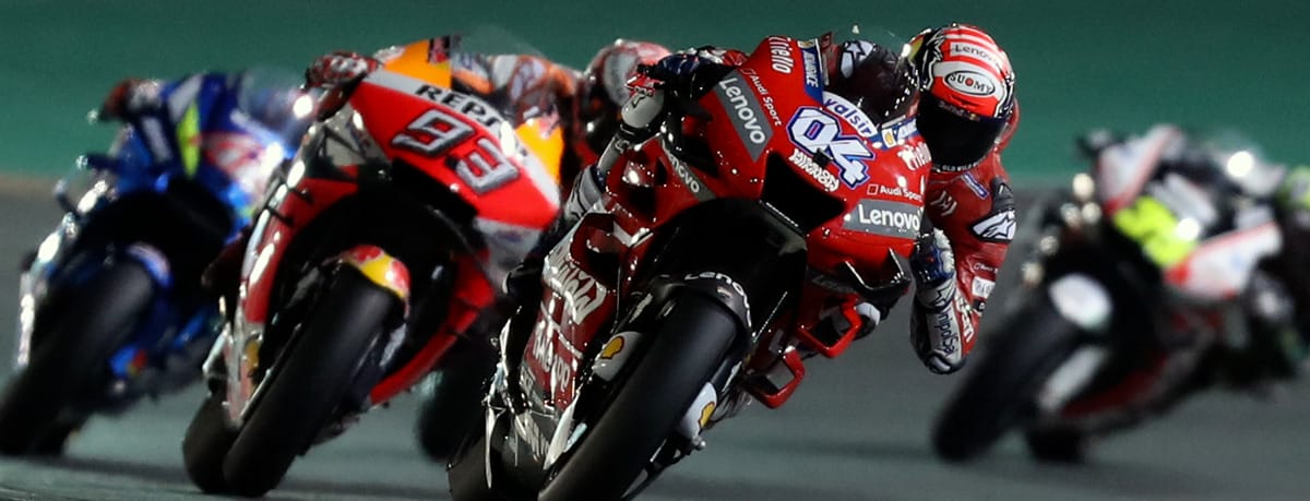 MotoGP Katar: Ducati-Dominanz vom Winde verwehrt