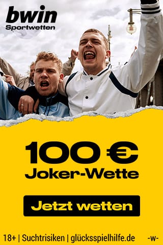 bwin Joker Wette 100 €