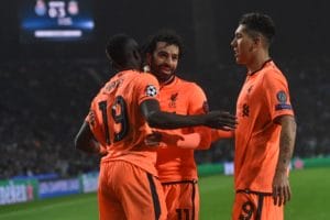 Salah, Firmino y Mané hacen historia con el Liverpool y amenazan al Madrid