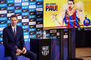 FC Barcelona Basketball Present New Signing Pau Gasol