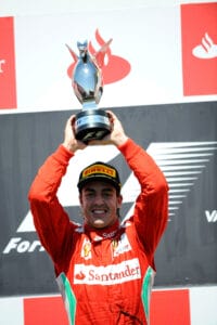 Fernando Alonso, Grand Prix winner  2012 European Grand Prix - Race Day - Valencia Street Circuit Valencia, Spain - 24.06.12