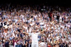 It has been another eventful year of sporting action in 2021. Here, the PA news agency takes a look at the sporting year through the best pictures. File photo dated 11-07-2021 of Novak Djokovic celebrates winning Wimbledon after a four-set triumph over It