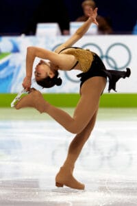 Mirai Nagasu of the United States performs during the Women's Short Program of the Figure Skating Competition at the Vancouver Olympics, February 24, 2010.  Nagasu was 6th after the short program.