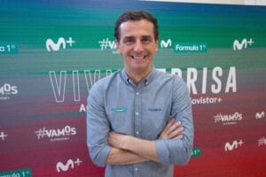 Pedro Martinez De La Rosa presents Formula1 Movistar 2020 at Edificio Movistar in Madrid, Spain.(Oscar Gil / Alfa Images)