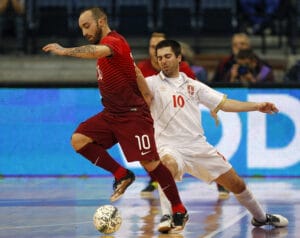 Serbia v Portugal - FIFA Futsal playoff match