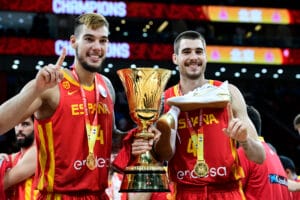 Willy and Juancho Hernangomez (Spain): FIBA Basketball World Champion, China 2019