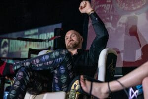 Cardiff, Wales, 5/12/21: Tyson Fury Gypsy King Homecoming Party, Cardiff Vale Sports Arena, Cardiff, Wales, 5/12/21:pic by Andrew Dowling Photography/Alamy Live news