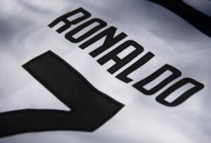 The Number Seven Juventus Shirt of Cristiano Ronaldo