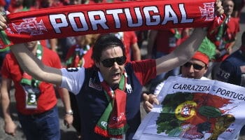 Los fanáticos de Portugal