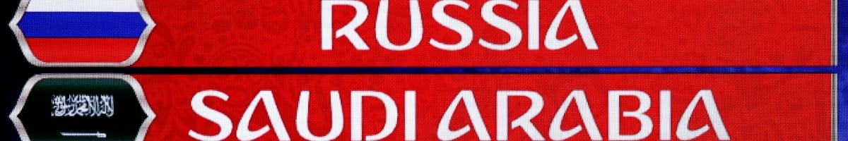 Russie – Arabie Saoudite : pariez sur le match d'ouverture de la coupe du monde !