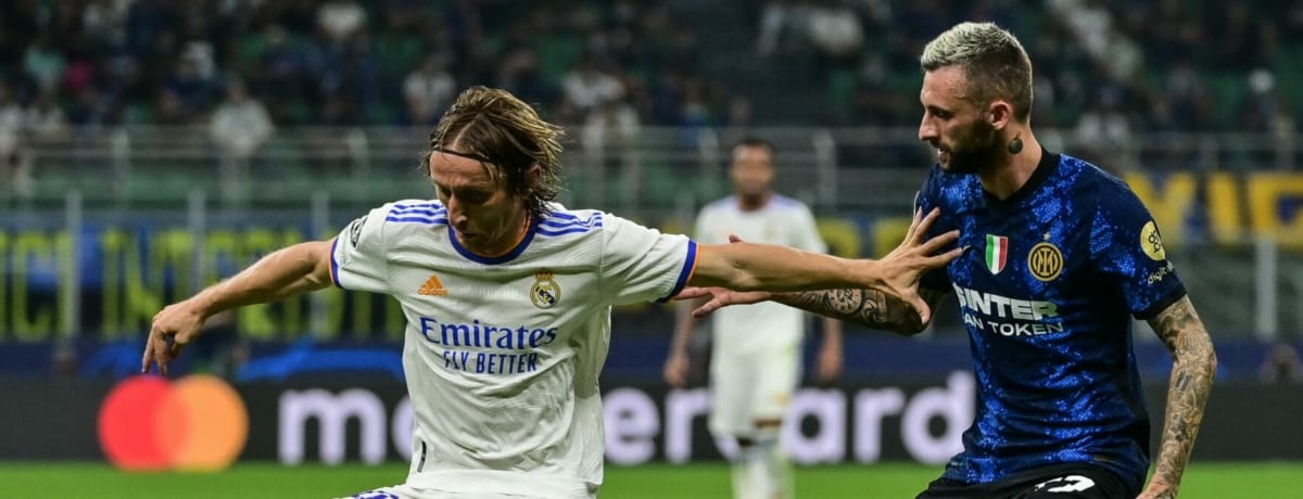 Real Madrid-Inter, Champions League, Modric e Brozovic