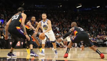 Steph Curry vs Chris Paul, NBA Golden State vs Phoenix