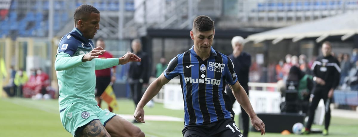 Udinese-Atalanta, 21a giornata Serie A 2021-22, Ruslan Malinovskyi e Rodrigo Becao