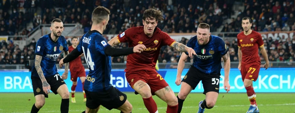 Inter-Roma quarti di finale Coppa Italia 8 febbraio 2022