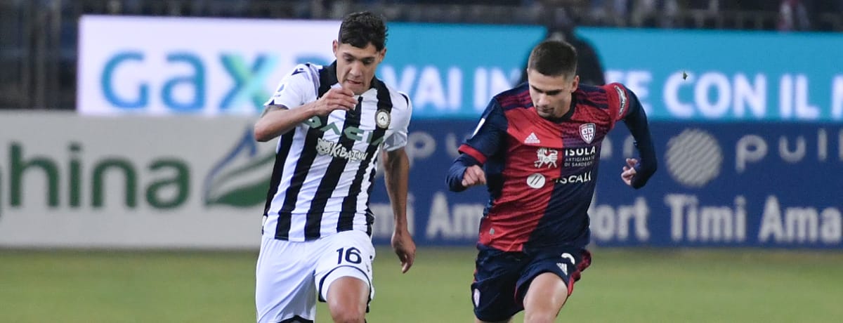 Udinese-Cagliari 31a giornata Serie A 2021-22 Molina Nandez