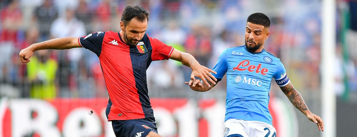 Napoli-Genoa, 37a giornata Serie A 2021-22, Milan Badelj e Lorenzo Insigne