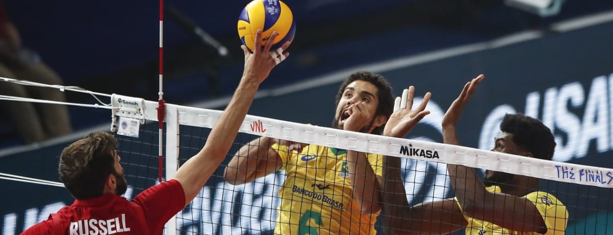 Nations League volley maschile 2022 Stati Uniti-Brasile