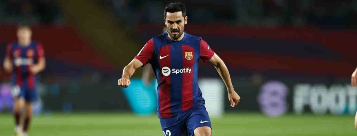 giocatori del barcellona in campo