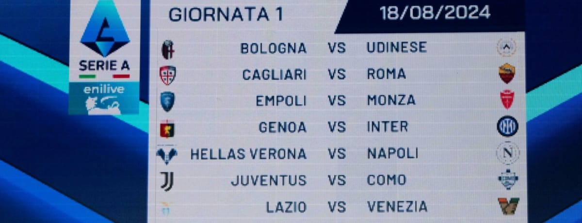 calendario Serie A 2024/25