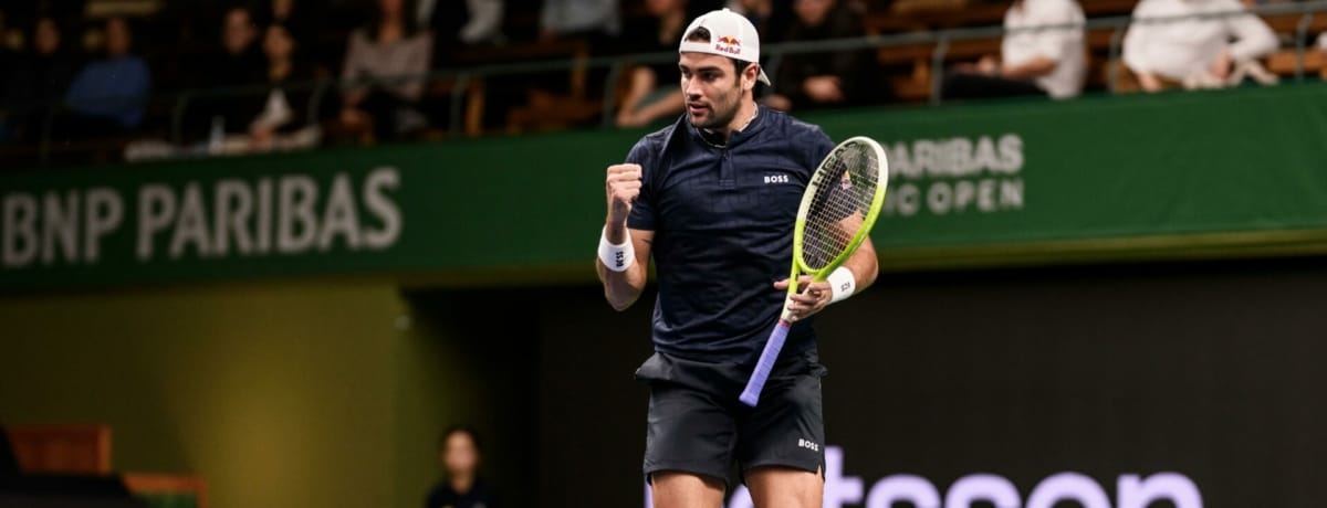 Pronostici tennis oggi: Berrettini favorito contro Stricker a Stoccolma